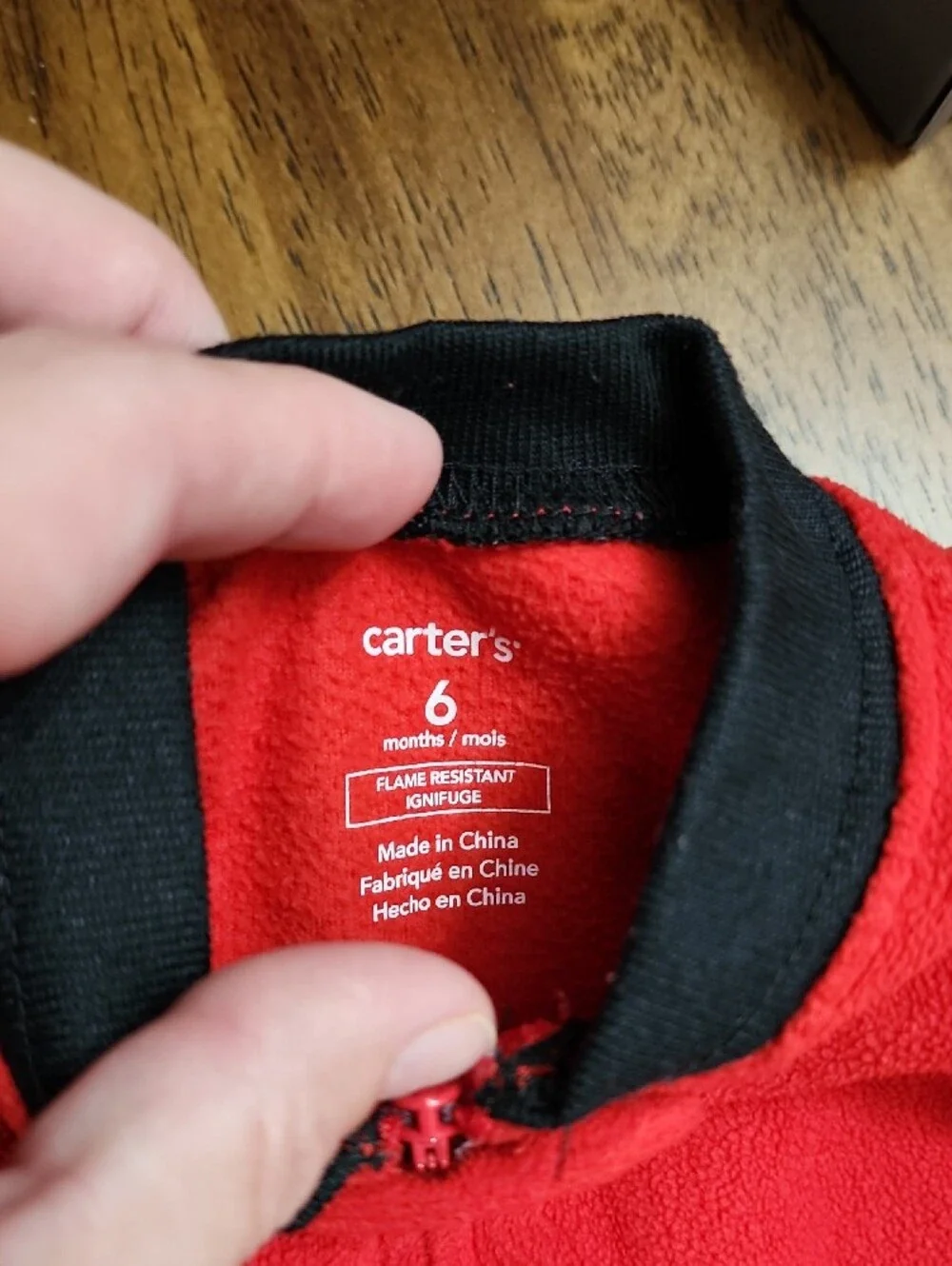 Carters size month